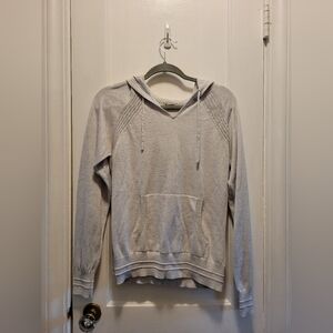 Athleta Gray Knit Hoodie Sweater Women's Size S/P